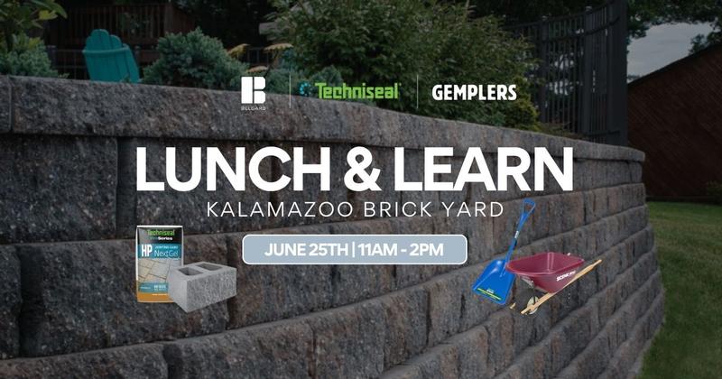 Lunch & Learn - Belgard, Techniseal, & Gemplers