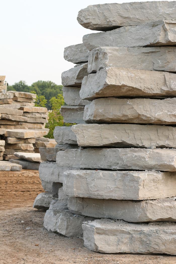 Cloud Gray Limestone Outcropping